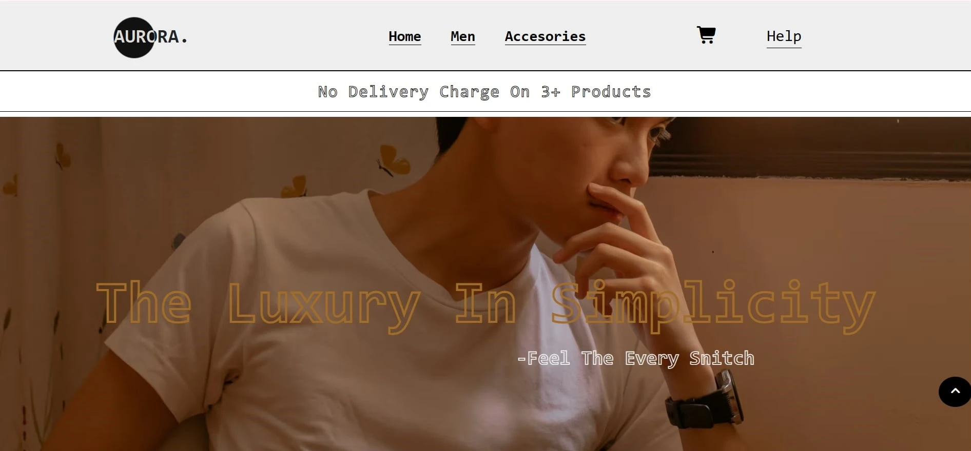 Luxury high-end fashion e-commerce brand website for robust online presence